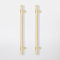 GoodHome Cabinet Handle Dukkah, spacing 19.2 cm, gold, 2 pack