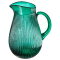 SÄLLSKAPLIG Jug, patterned, green, 2 l