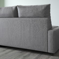 FRIHETEN Corner sofa-bed with storage, Skiftebo dark grey