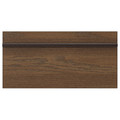 STENSTA Drawer front, dark brown ash veneer, 40x20 cm