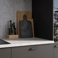 EKBACKEN Worktop, limestone effect/laminate, 186x2.8 cm