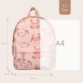 Kidzroom Children's Backpack Full of Wonders Crabs, pink