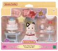 Sylvanian Families Party Time Playset Tuxedo Cat Girl 3+