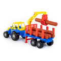 Tractor with Trailer 46cm, assorted colours, 3+