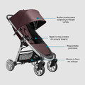 Baby Jogger Stroller City Mini 2 4 Wheels up to 22kg, brick mahogany