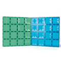 Big Plates Blue Green 2pcs 3+