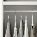 PLATSA Wardrobe with 8 doors+3 drawers, white STRAUMEN mirror glass /SANNIDAL white, 240x57x221 cm