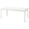 EKEDALEN Extendable table, white, 180/240x90 cm