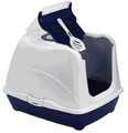 Cat Toilet Flip 2, navy blue