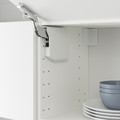 METOD Wall cabinet horizontal w push-open, white/Veddinge white, 80x40 cm