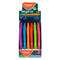 Hasta Oil Gel Ink Pen Elegance Vision 36pcs, blue ink