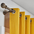 Wooden Curtain Rod 160 cm, oiled ash