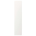 VIKANES Door with hinges, white, 50x229 cm