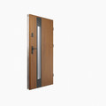 External Door O.K. Doors Temida Black P55 80, right, gold oak