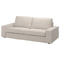 KIVIK Cover three-seat sofa, Tresund light beige