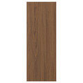 TISTORP Door, brown walnut effect, 30x80 cm