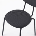 SANDSBERG / ÖSTANÖ Table and 4 chairs, black black/Remmarn dark grey, 110 cm