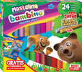 Bambino Plasticine 24 Colours with Gold & Silver