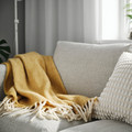 KLIPPOXEL Throw, beige-yellow, 130x170 cm