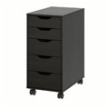 ALEX Drawer unit on castors, 36x76 cm