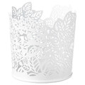 SAMVERKA Tealight holder, white, 8 cm