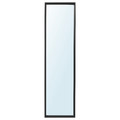 NISSEDAL Mirror, black, 40x150 cm