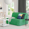 LYCKSELE MURBO 2-seat sofa-bed, Vansbro bright green