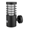 GoodHome Outdoor Wall Lamp LED Hampstead, motion sensor, 250 lm, black