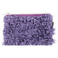 Pencil Pouch Case Plush Violet Hair