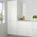 VOXTORP Door, high-gloss white, 40x100 cm