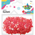 Titanum Confetti Hearts 14g, red