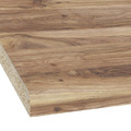 Laminated Kitchen Worktop 60 x 2.8 x 305 cm, American walnut