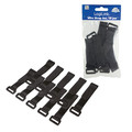 Cable Organizer, Velcro, 15cm, 10pcs black