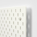 SKÅDIS Pegboard, white, 76x56 cm