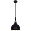 GoodHome Pendant Lamp Aulavik E27, black