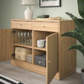 TONSTAD Sideboard, oak veneer, 121x47x90 cm