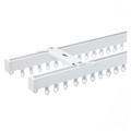 VIDGA Curtain track set f ceiling, 2 trck, white