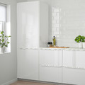 RINGHULT Door, high-gloss white, 30x80 cm