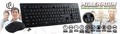 Rebeltec Wireless Set Keyboard Mouse Millenium, black