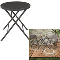 Outdoor Folding Table Elba, grey