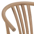Chair York, white-stained oak