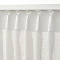 HÄLLEBRÄCKA Sheer curtains, 1 pair, white, 145x300 cm