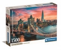 Clementoni Jigsaw Puzzle Compact London Twilight 1500pcs 10+