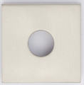 Gamet Door Escutcheon, square, brushed nickel