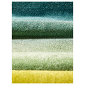 HOTELLRUM Rug, high pile, blue/green yellow, 133x195 cm