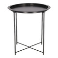 Metal Side Table Isa, black