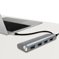 LogiLink 4-port USB-C 3.1 Hub with Aluminum Casing