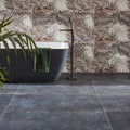 Gres Tile Luna 60 x 120 cm, grey, lappato, 1.44 m2