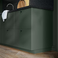 HAVSTORP Cover panel, deep green, 62x80 cm