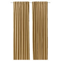 SANELA Curtains, 1 pair, beige-yellow, 140x300 cm